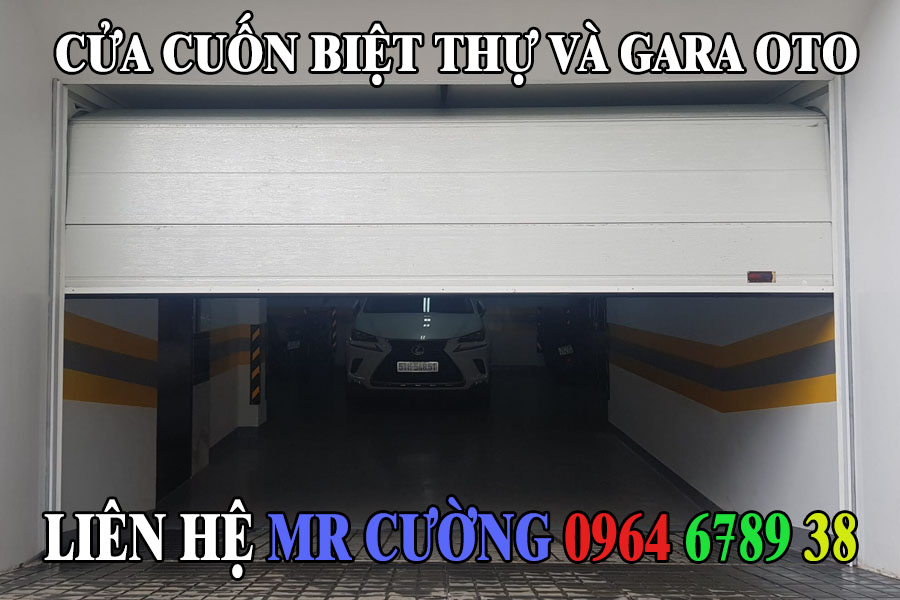 Cửa cuốn cho biệt thự và gara oto